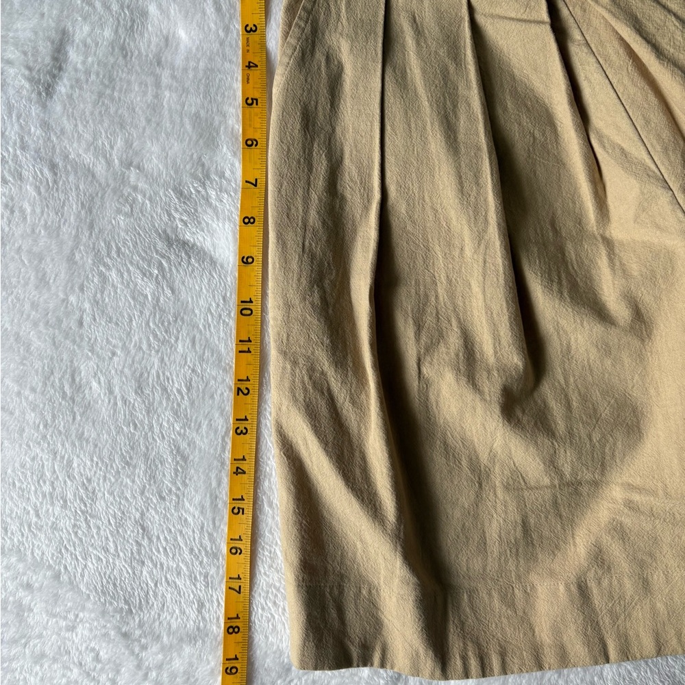 Free People Pleated Linen Shorts with button detail size XS - Picture 6 of 6